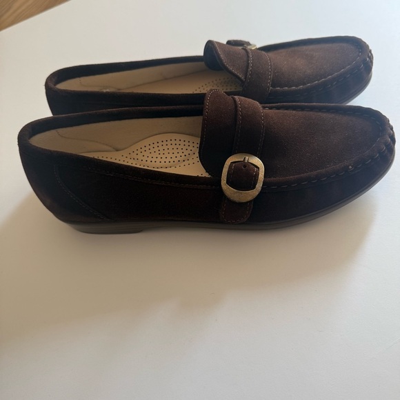 SAS Women's Lara Loafer Brown Suede Size 8.5N - Picture 3 of 6